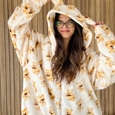 TEDDY BEAR PATTERN ONESIE